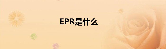 EPR是什么