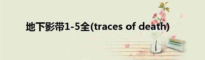 地下影带1-5全(traces of death)