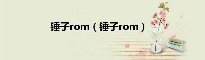 锤子rom【锤子rom】