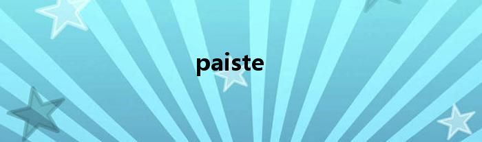 paiste