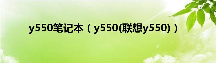 y550笔记本【y550(联想y550)】