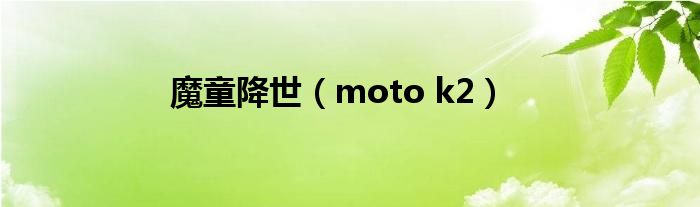 魔童降世【moto k2】