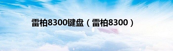 雷柏8300键盘【雷柏8300】