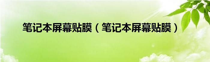 笔记本屏幕贴膜【笔记本屏幕贴膜】