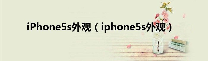 iPhone5s外观【iphone5s外观】