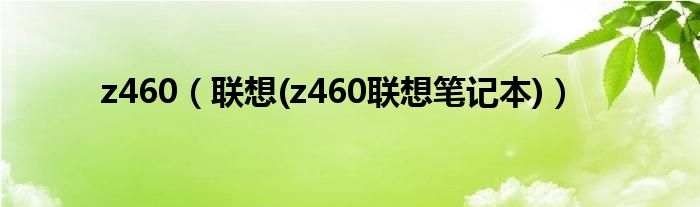 z460【联想(z460联想笔记本)】