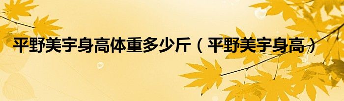 平野美宇身高体重多少斤【平野美宇身高】